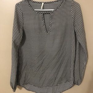 Black and White blouse